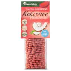 Ciastka orkiszowe kokosowe z buraczkiem SweetVegy, 100g