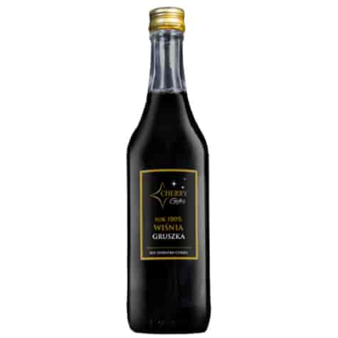 Sok wiśniowo - gruszkowy 100% Cherry Gifts, 480ml