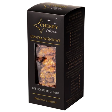 Ciastka wiśniowe bez dodatku cukru Cherry Gifts, 150g