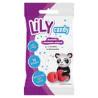 Drażetki o smaku malinowym z zestawem 10 witamin LILY Candy, 40g