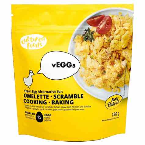 vEGGs Omelette - roślinny zamiennik jajek Cultured Foods 180g.