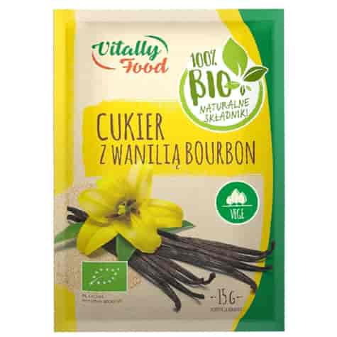 Cukier z wanilia Burbon Vitally Food BIO 15g