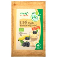 Budyń o smaku bananowym z jeżynami bez dodatku cukru Vitally Food BIO, 38g