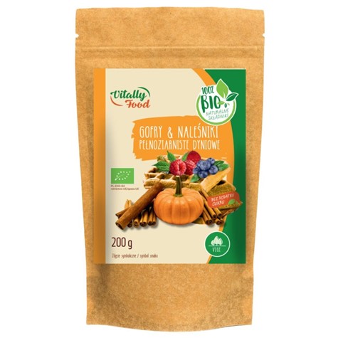 Mieszanka na gofry i naleśniki dyniowe Vitally Food BIO, 200g