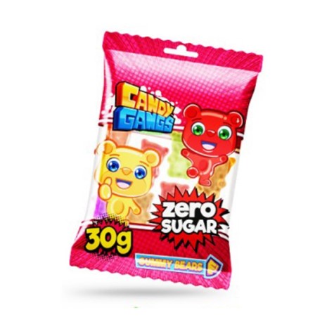 Żelki misie bez dodatku cukru CANDY GANGS, 30g