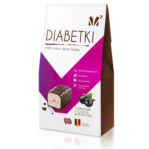 Czekoladki czarna porzeczka z jogurtem Diabetki 100g