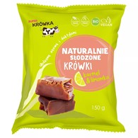 Krówki słodzone Agawą & Daktylem + LIMONKA EKO Super Krówka,  150g