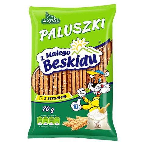 Paluszki z sezamem Z Małego Beskidu Axpal, 50g