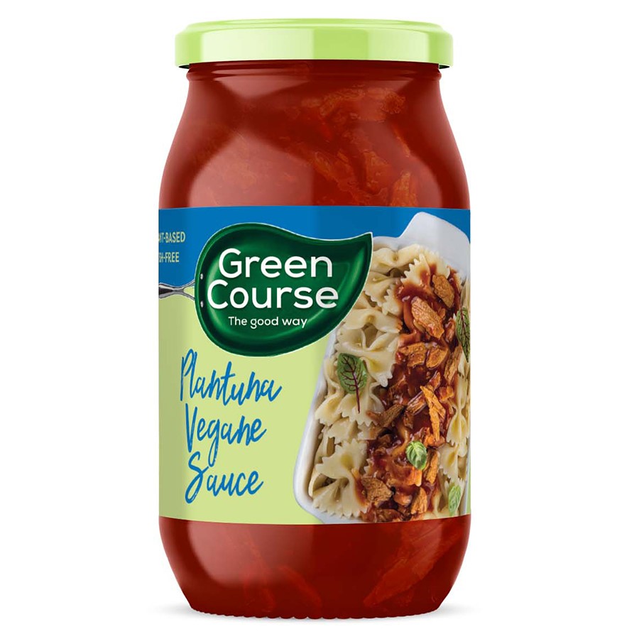 Wegańskie bolognese z zamiennikiem tuńczyka PlanTuna Green Course, 400g