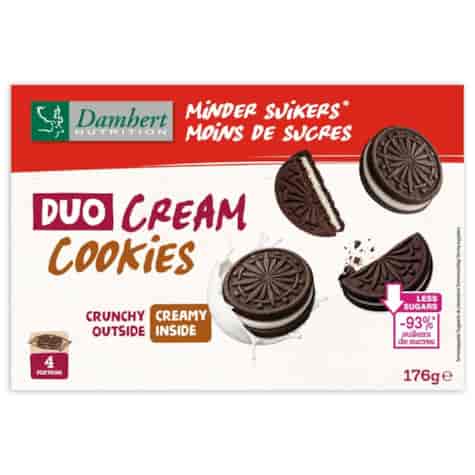 Ciasteczka Duo Cream Damhert, 176g