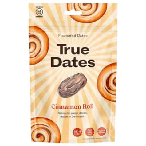 Daktyle bez pestek o smaku bułeczki cynamonowej True Dates, 100g