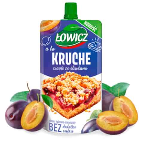 Deser a la kruche ciasto ze śliwkami Łowicz, 100g