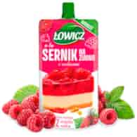 Deser a la sernik na zimno z malinami Łowicz, 100g