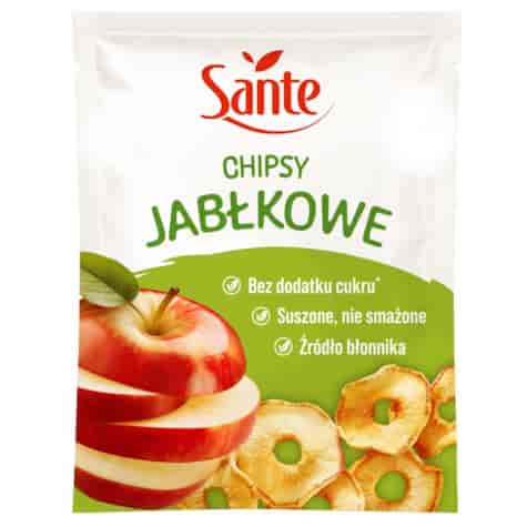 Chipsy z jabłek Sante, 20g