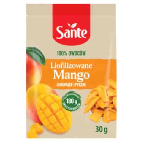 Liofilizowane owoce Mango Sante, 30g
