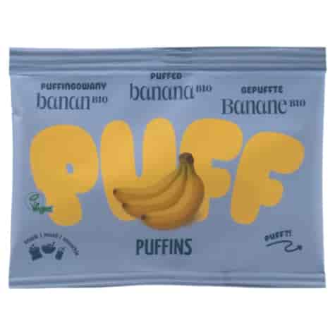 Suszone owoce - banan PUFFINS, 15g