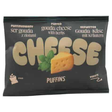 Suszony ser - gouda z ziołami PUFFINS, 15g