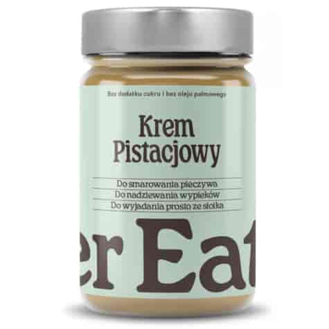 Krem pistacjowy 45% bez dodatku cukru Finer Eaters, 400g