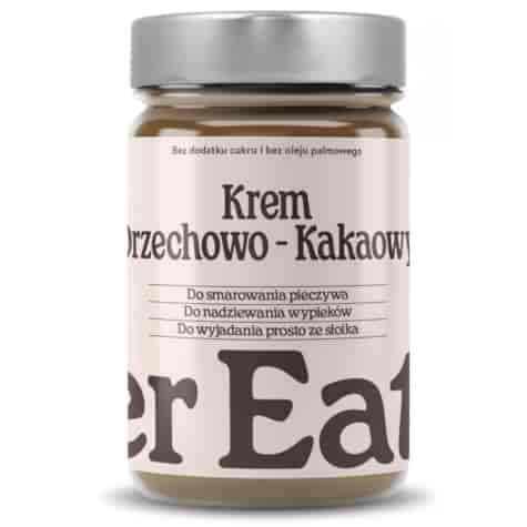 Krem orzechowo-kakaowy bez dodatku cukru  Finer Eaters, 400g