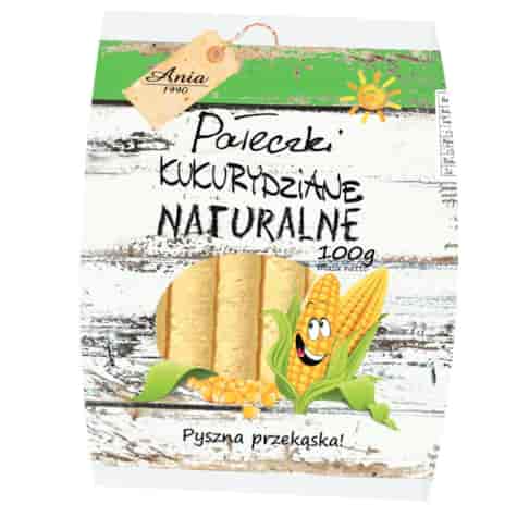 Pałeczki kukurydziane naturalne, 100g