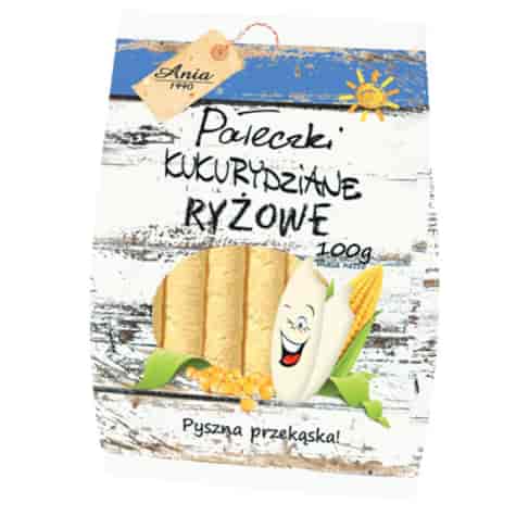 Pałeczki kukurydziane ryżowe, 100g
