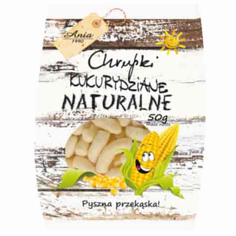 Chrupki kukurydziane naturalne, 50g
