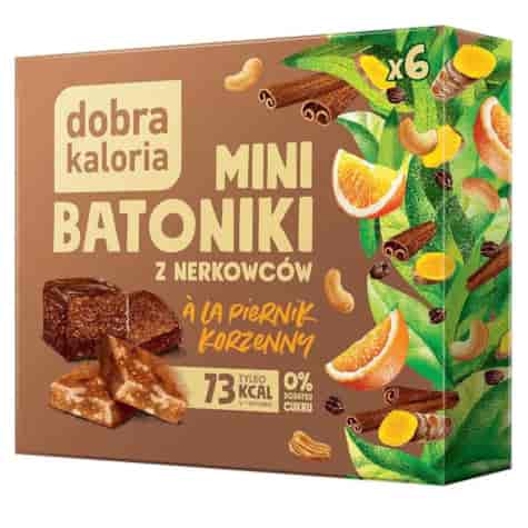Minibatoniki z nerkowców - piernik Dobra Kaloria, 102g