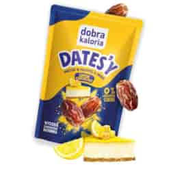 Daktyle w posypce o smaku lemon cheesecake DATES'Y Dobra Kaloria, 100g