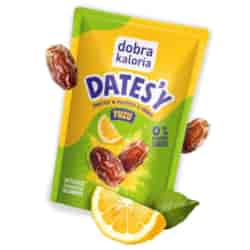 Daktyle w posypce o smaku yuzu DATES'Y Dobra Kaloria, 100g