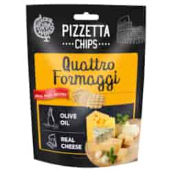 Przekąska PIZZETTA CHIPS Quattro Formaggi, 70 g