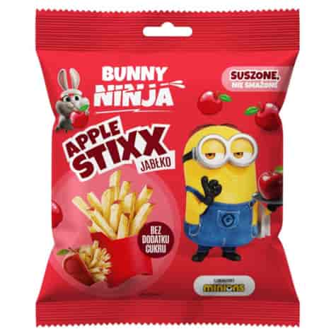 Frytki jabłkowe Apple Stixx Bunny Ninja, 30 g