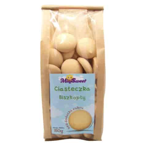 Ciasteczka Mini Sweet Biszkopty bez dodatku cukru, 150g