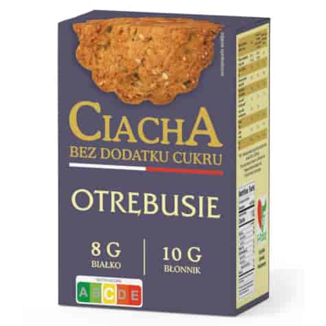 Ciastka bez dodatku cukru Otrębusie, 150g