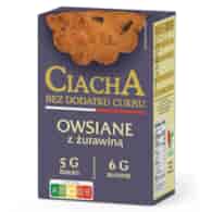 Ciacha bez dodatku cukru Owsiane z żurawiną, 150g