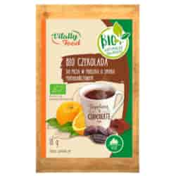 Czekolada do picia o smaku pomarańczowym Vitally Food BIO, 18g