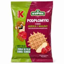 Podpłomyki mini o smaku jabłka i malin Kubuś, 30g