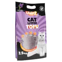 Biodegradowalny żwirek TOFU lawenda UNIQ PETS 2,5kg