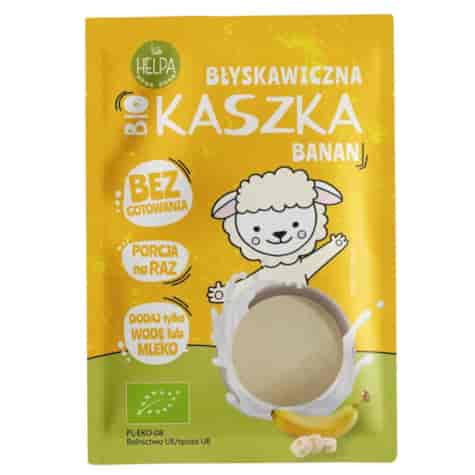 Bio Kaszka Błyskawiczna Banan Helpa, 35 g