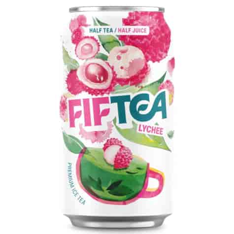Herbata z sokiem o smaku liczi FIFTEA, 330ml