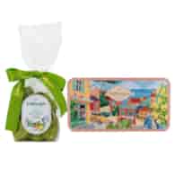 Czekoladki z nadzieniem pistacjowym Vallongo - puszka 180 g