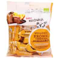 Krówki bezmleczne czekolada z pomarańczą bezglutenowe Super Krówka BIO, 150g