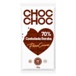 Czekolada gorzka 70% CHOC CHOC, 50g