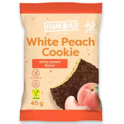 Ciastko Biała Brzoskwinia Frank & Oli, 45g
