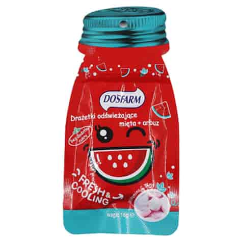Drażetki odświeżające mięta + arbuz Dosfarm 15g