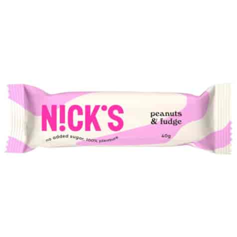 Baton o smaku krówkowym z orzechami ziemnymi Nick's, 40g