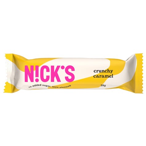 Baton z chrupiącym karmelem i migdałami Nick's, 28g