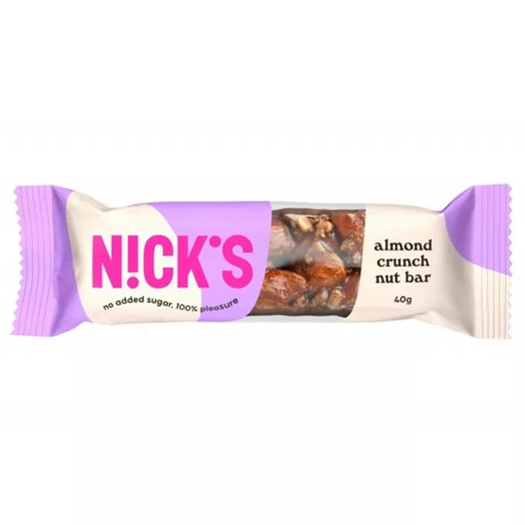 Baton z całymi migdałami Nick's, 40g