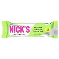 Baton proteinowy z kremem z orzechów laskowych w mlecznej czekoladzie Nick's, 50g