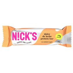 Baton proteinowy o smaku karmelu i ciasteczek Nick's, 50g