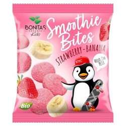 Owocowa przekąska truskawka - banan BIO Bonitas Organic kids, 10g